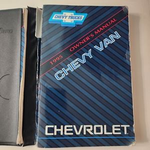 1995 Original Chevy Van Owners Manual instructions